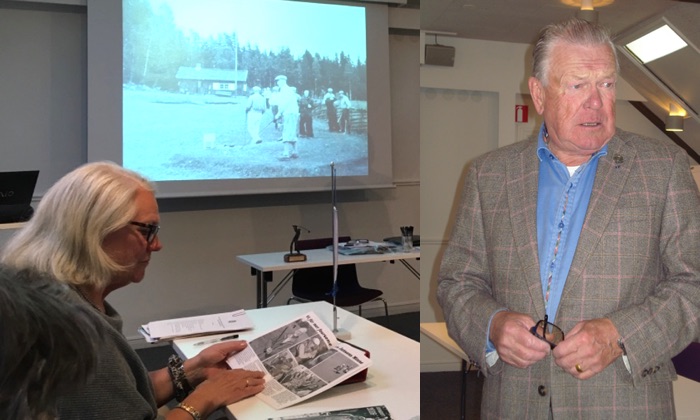 Stefan Edberg berättade om familjen Edbergs och Hooks historia Foto: Stig Schälin